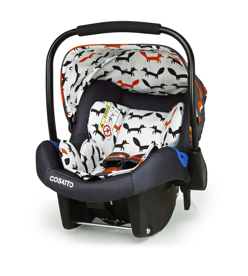 Port 0+ Car Seat Charcoal Mister Fox - Carseat - Cosatto Store