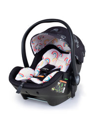 Giggle Quad Car Seat Bundle Night Rainbow