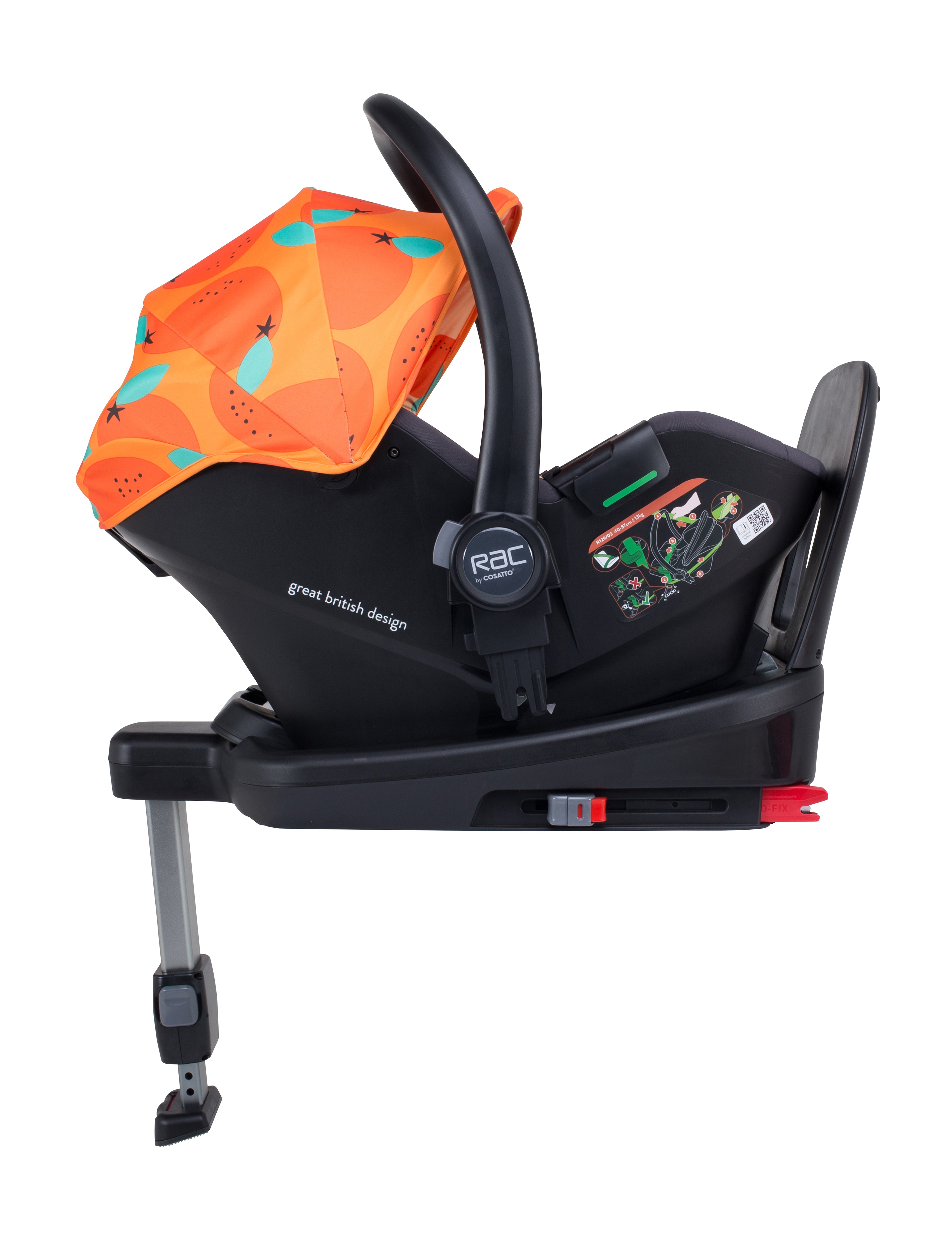 Port i-size 0+ Car Seat So Orangey