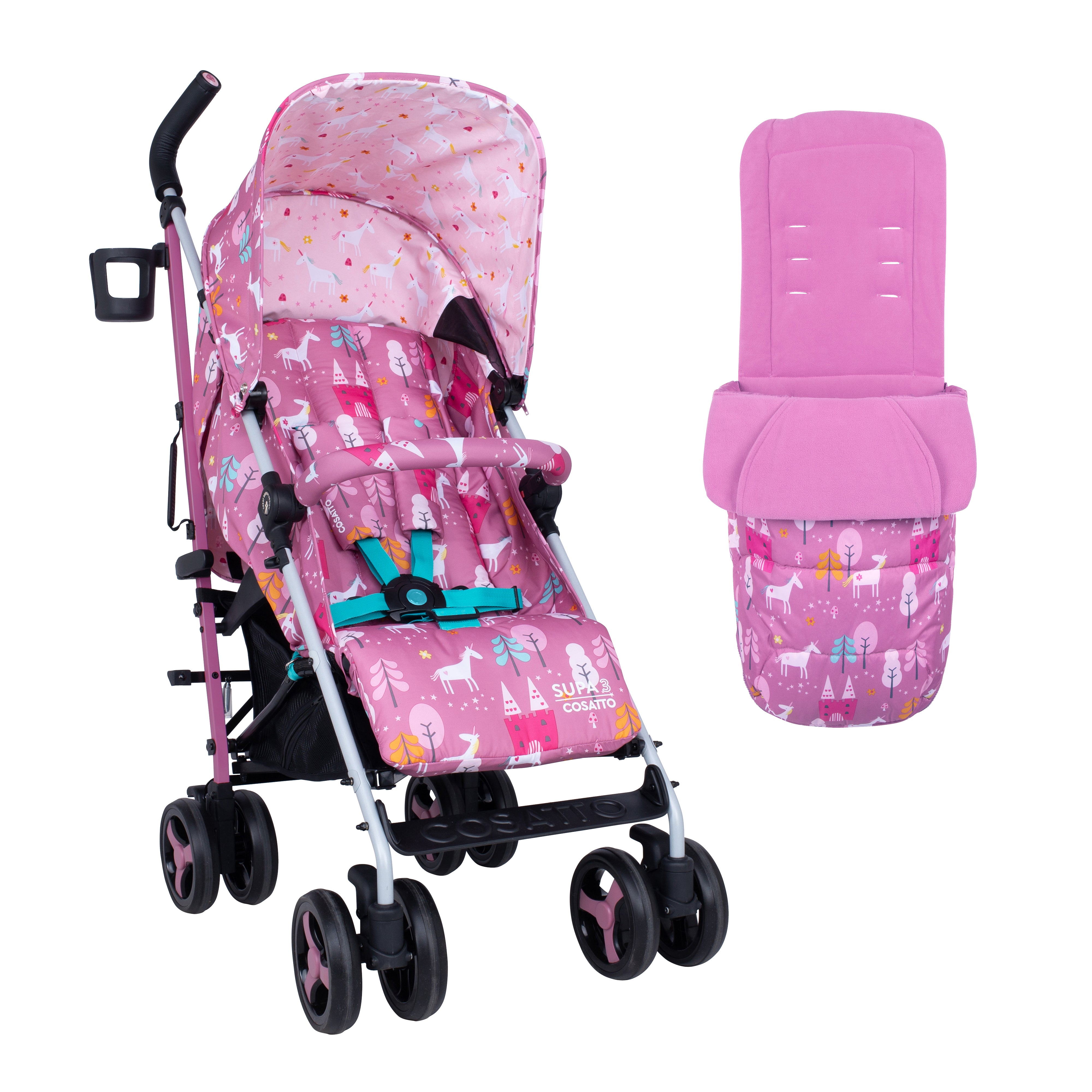 Unicorn stroller on sale and carseat