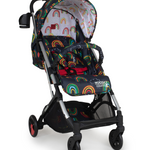 Woosh 3 with Footmuff Bundle Disco Rainbow - Stroller - Cosatto Store