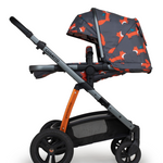 Wow 2 Pram and Pushchair Charcoal Mister Fox - Pram and Pushchair - Cosatto Store