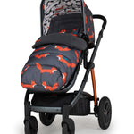 Wow 2 Pram and Pushchair Charcoal Mister Fox - Pram and Pushchair - Cosatto Store