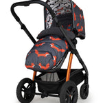 Wow 2 Pram and Pushchair Charcoal Mister Fox - Pram and Pushchair - Cosatto Store
