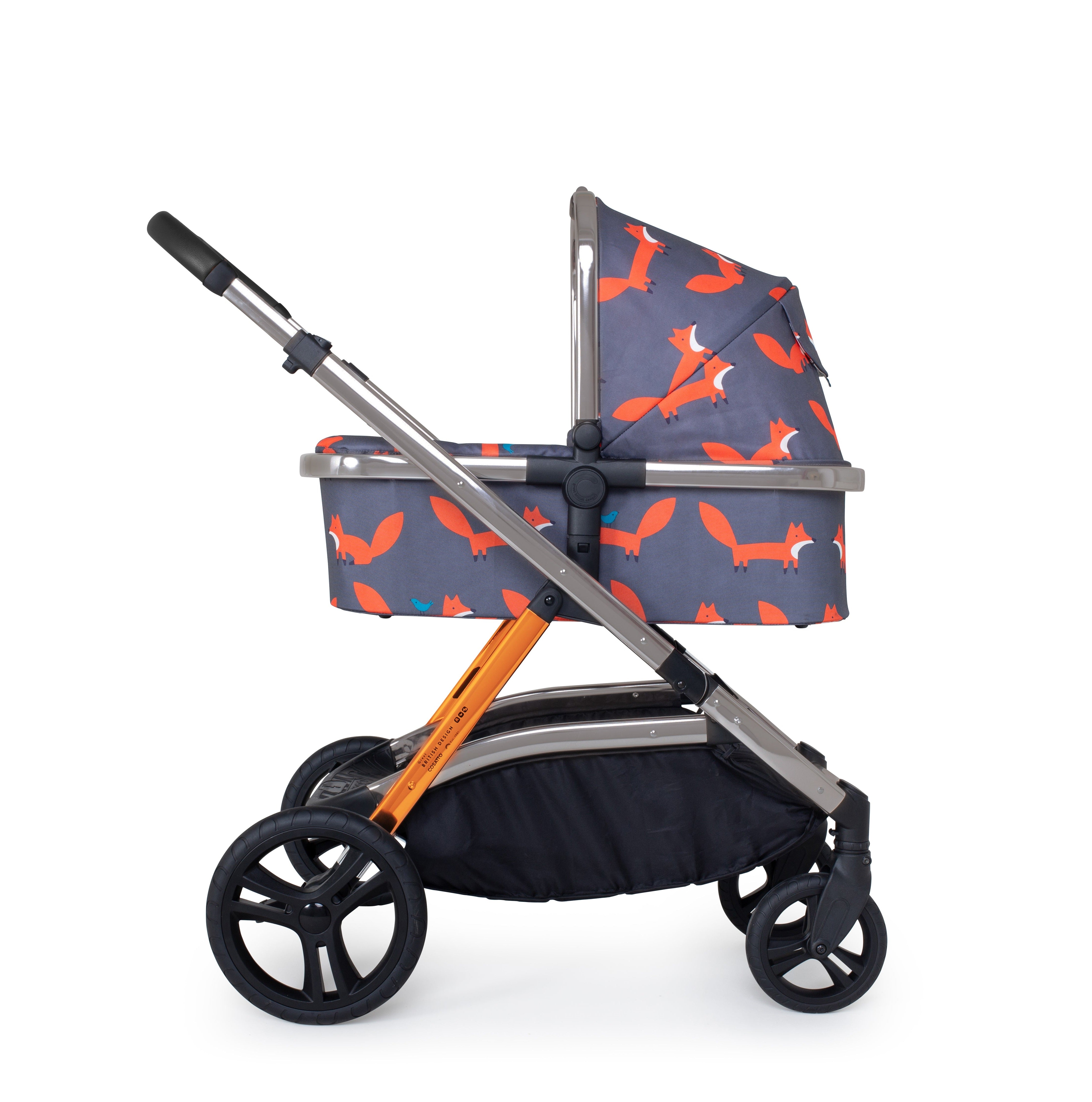 Wow XL Pram & Pushchair Charcoal Mister Fox