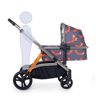 Wow XL Pram & Pushchair Charcoal Mister Fox
