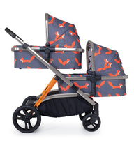 Wow XL Car Seat Bundle Charcoal Mister Fox (Acorn i-Size)