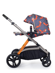 Wow XL Car Seat Bundle Charcoal Mister Fox (Acorn i-Size)