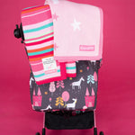 Cosatto Stripe Blanket Pink - Accessory - Cosatto Store