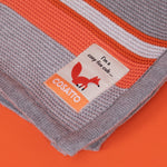Cosatto Stripe Blanket Grey Orange - Accessory - Cosatto Store