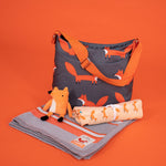 Cosatto Stripe Blanket Grey Orange - Accessory - Cosatto Store