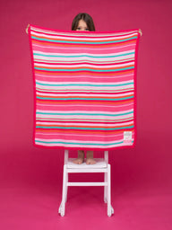 Cosatto Stripe Blanket Pink