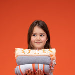 Cosatto Stripe Blanket Grey Orange - Accessory - Cosatto Store