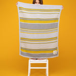 Cosatto Stripe Blanket Grey Yellow - Accessory - Cosatto Store