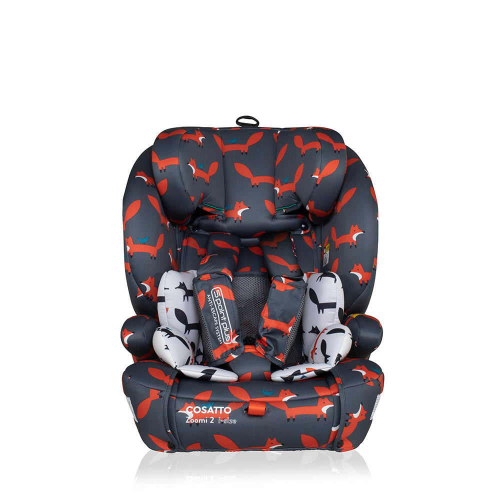 Zoomi 2 i-Size Car Seat Charcoal Mister Fox