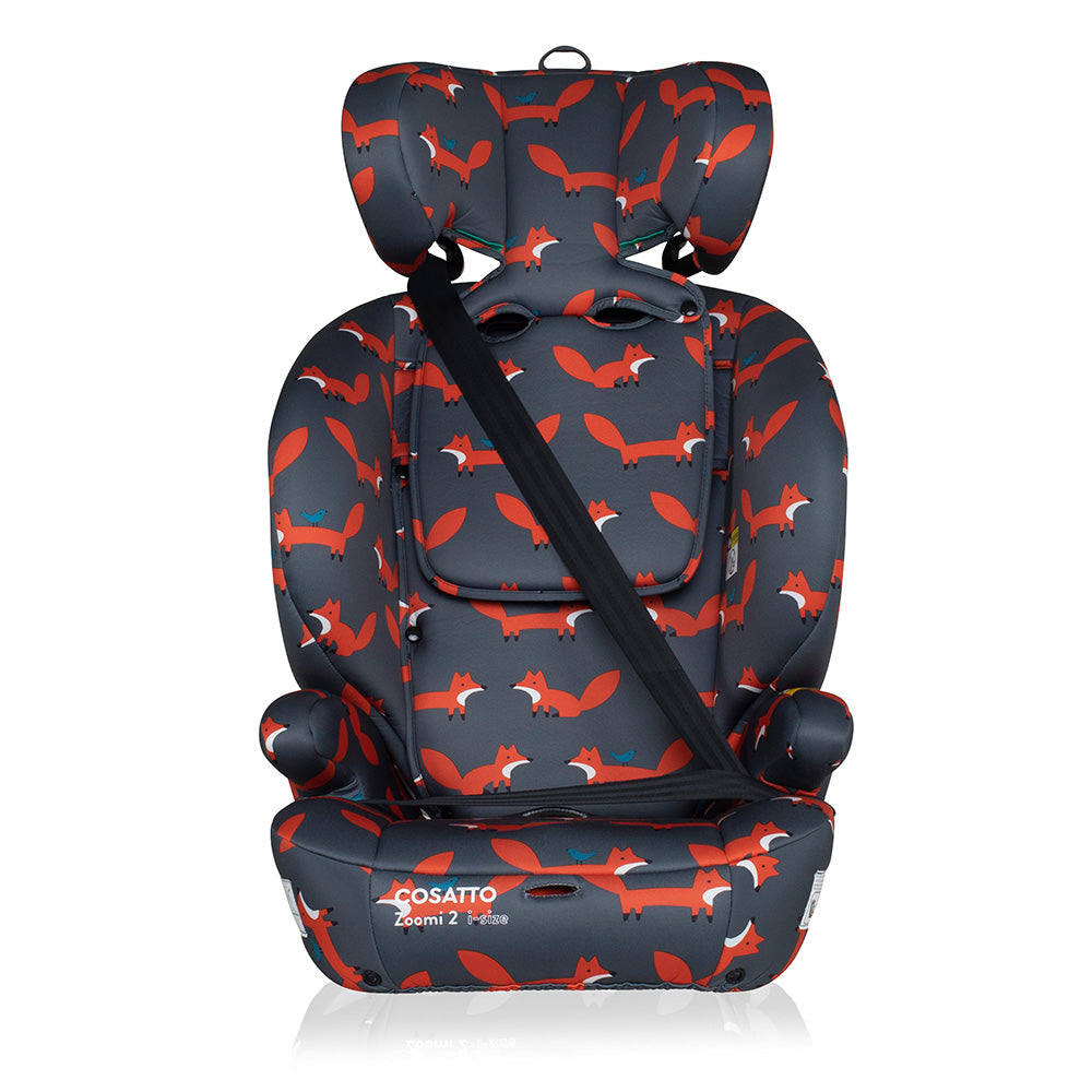 Zoomi 2 i Size Car Seat Charcoal Mister Fox