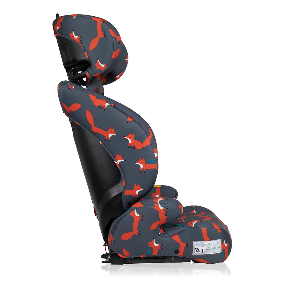 Zoomi 2 i-Size Car Seat Charcoal Mister Fox