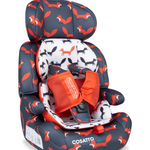 Zoomi Group 123 Car Seat Charcoal Mister Fox - Carseat - Cosatto Store