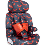 Zoomi Group 123 Car Seat Charcoal Mister Fox - Carseat - Cosatto Store
