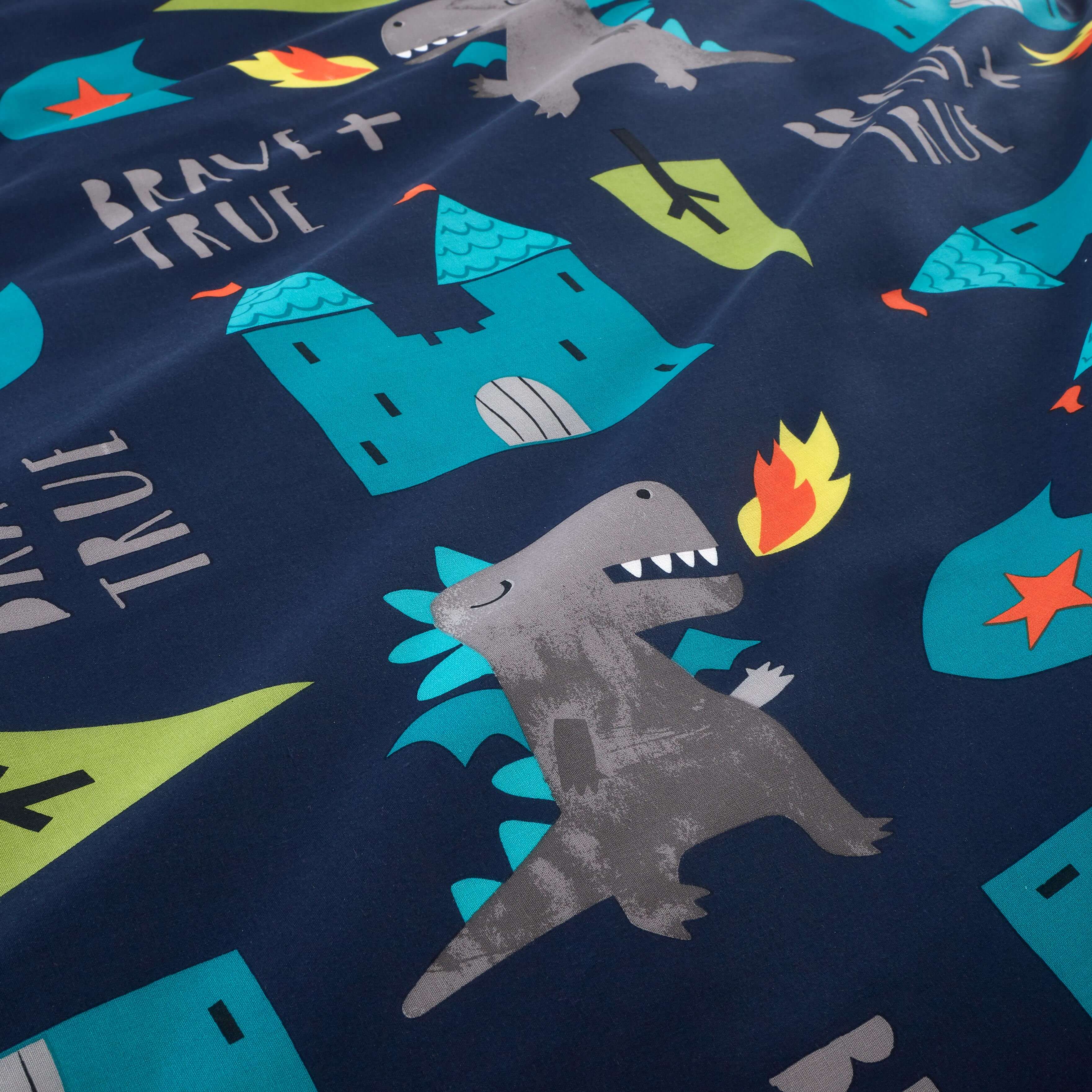 Duvet Cover Set for Cotbed Dragon Kingdom