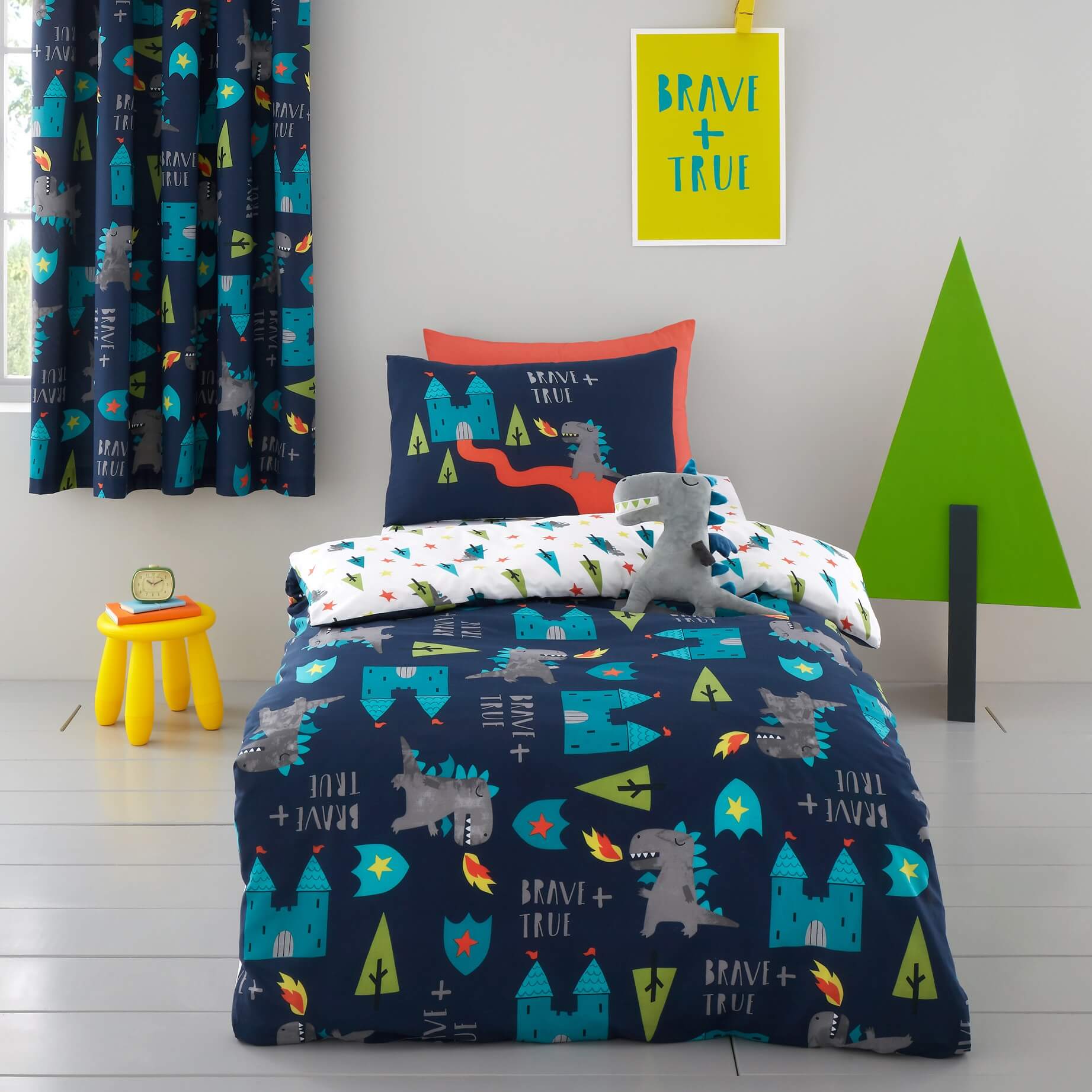 Duvet Cover Set for Cotbed Dragon Kingdom