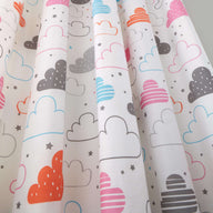 Pencil Pleat Curtains Fairy Clouds