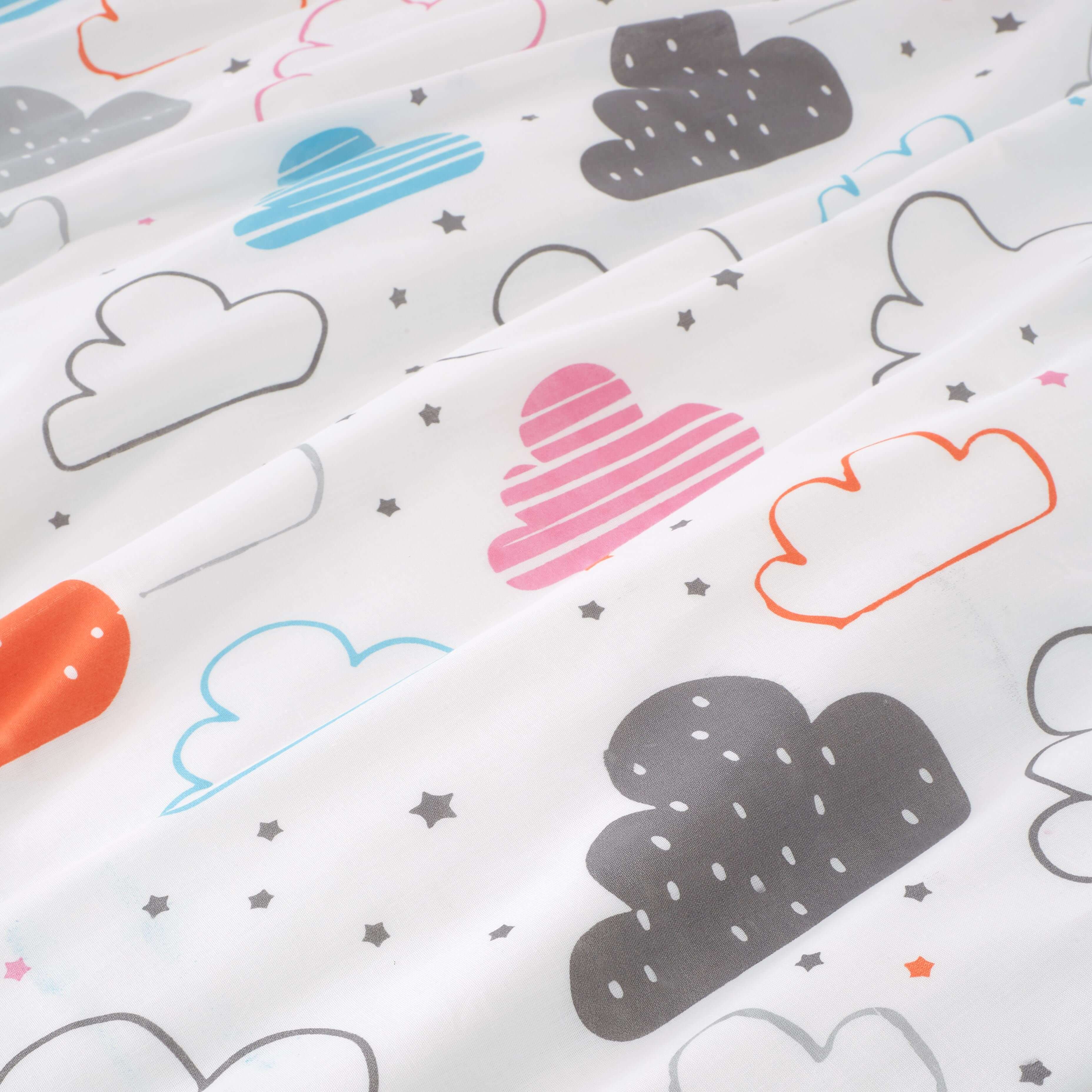 Duvet Cover Set for Single Fairy Clouds