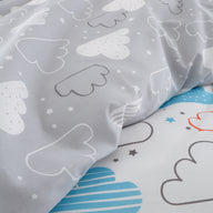 Duvet Cover Set for Cotbed Fairy Clouds