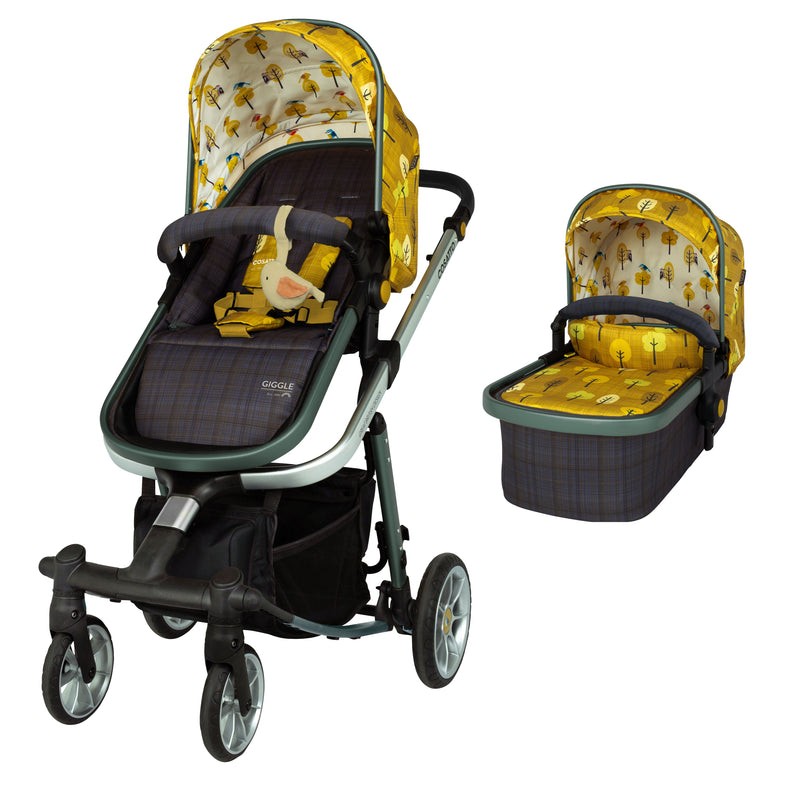Pre loved Giggle Quad Pram and Pushchair Spot The Birdie - Pram and Pushchair - Cosatto Store