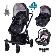 Giggle Quad Car Seat Bundle Night Rainbow