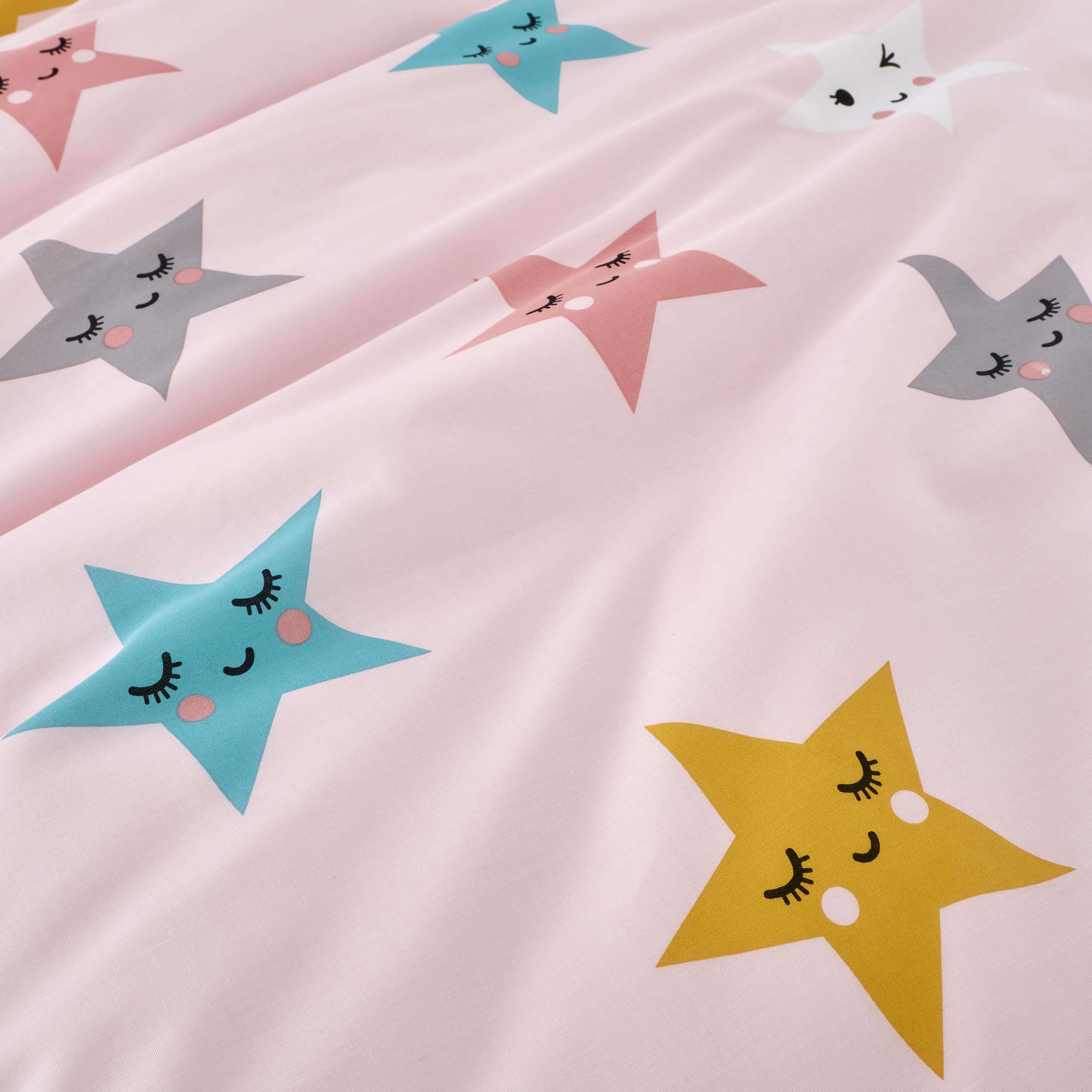 Duvet Cover Set for Cotbed Happy Stars