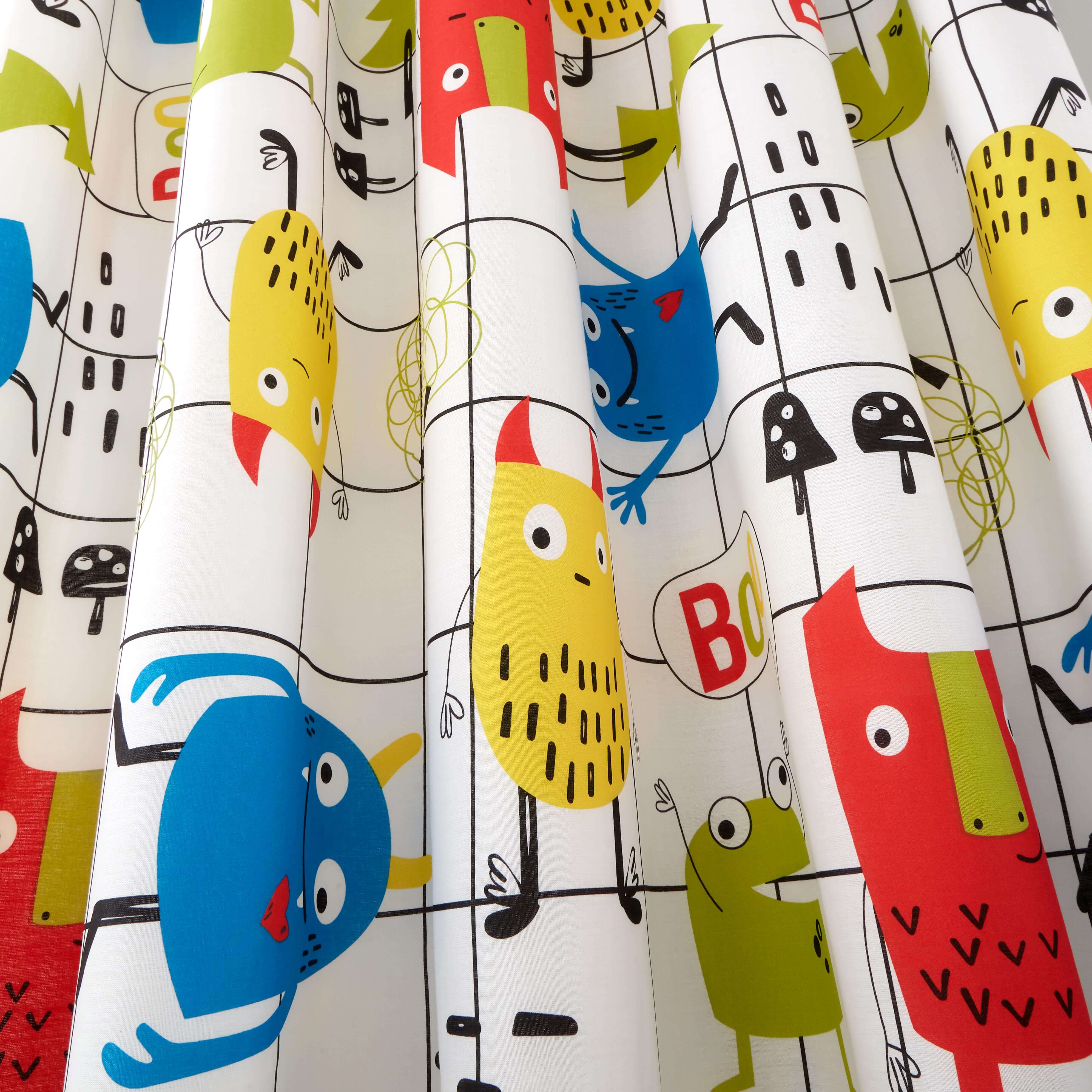 Pencil Pleat Curtains Monster Mob