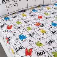 Fitted Bed Sheets Single Monster Mob