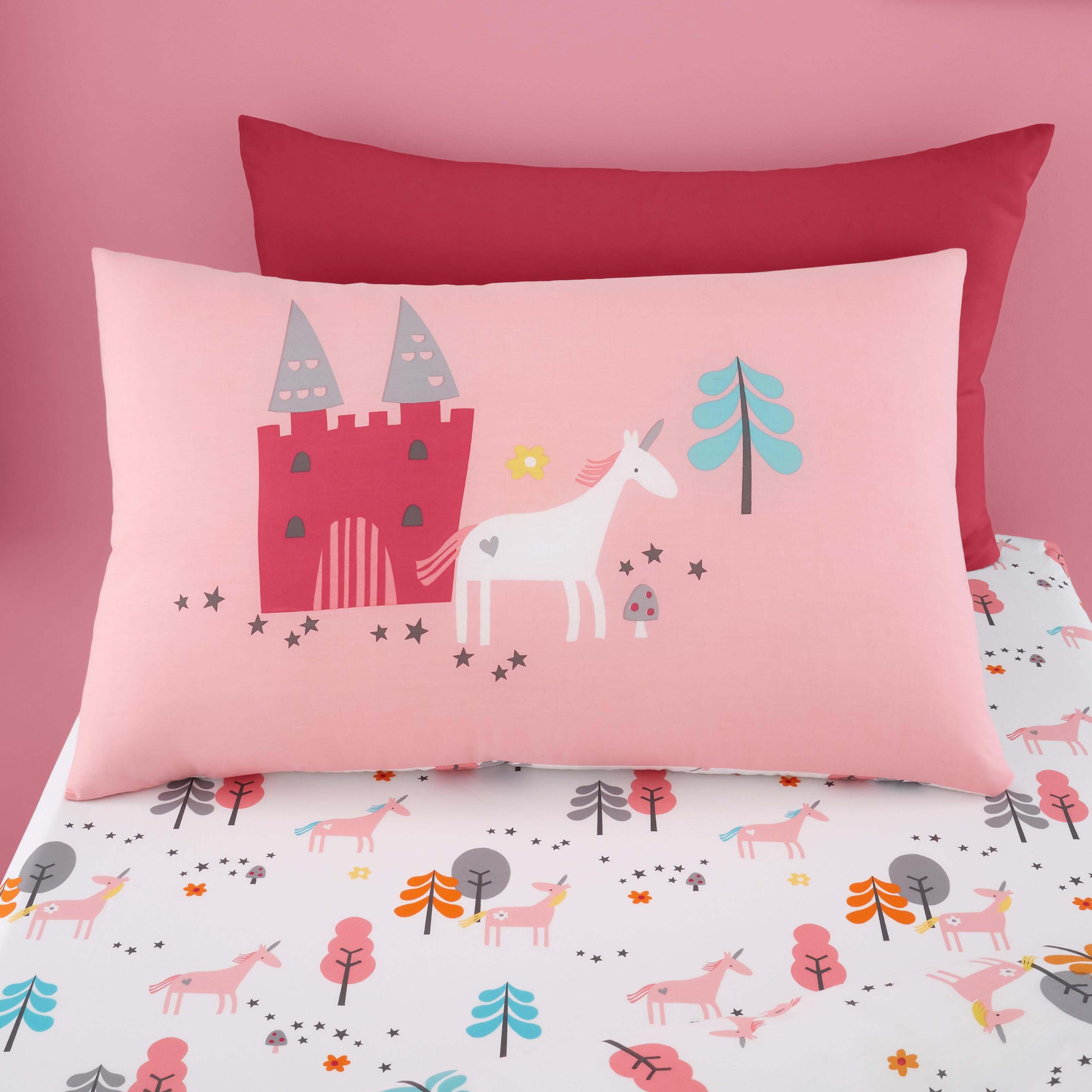 Duvet Cover Set for Cotbed Unicornland