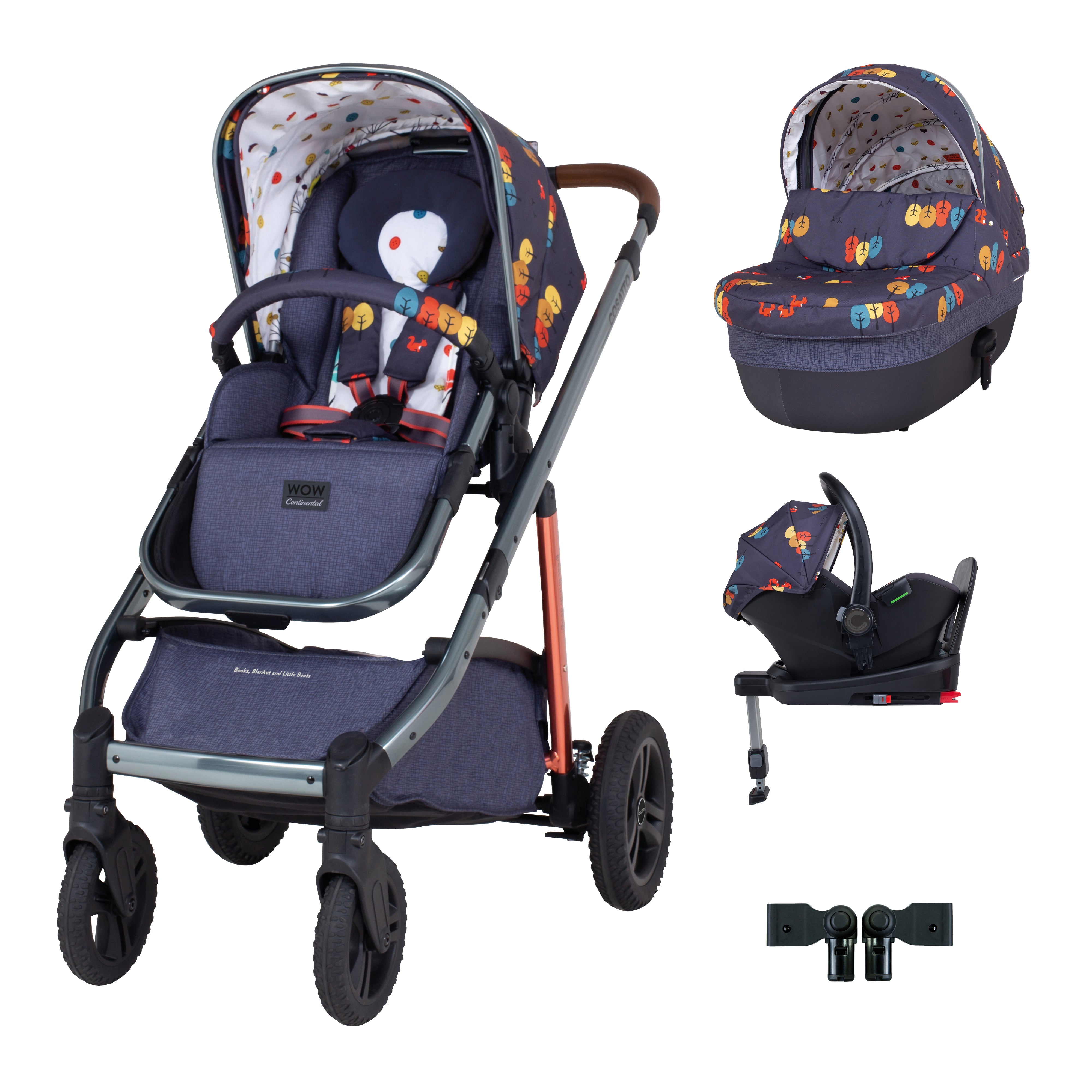 Wow Continental Car Seat and i-size Base Bundle Parc