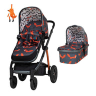 Wow 2 Pram and Pushchair Charcoal Mister Fox