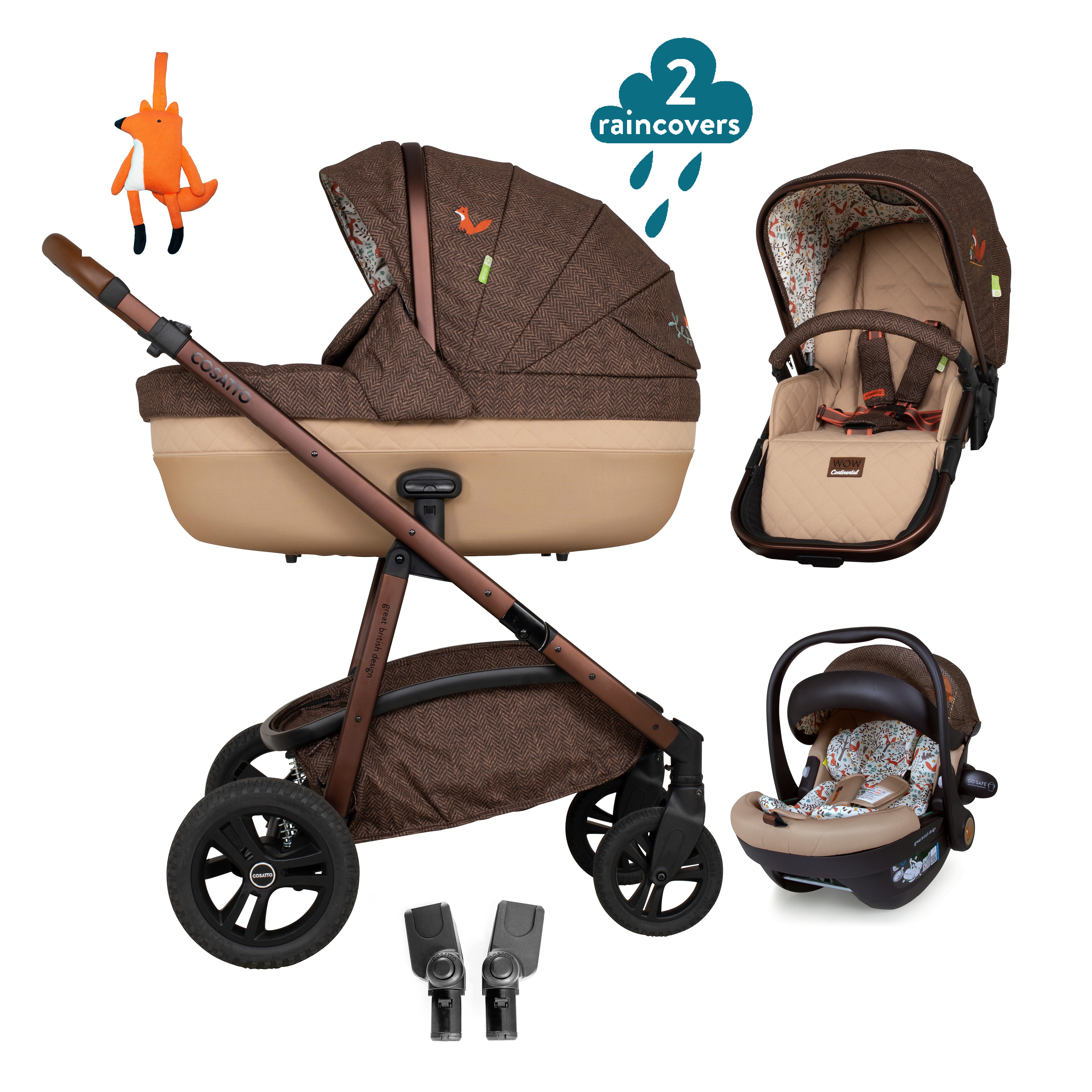 Cosatto top car stroller