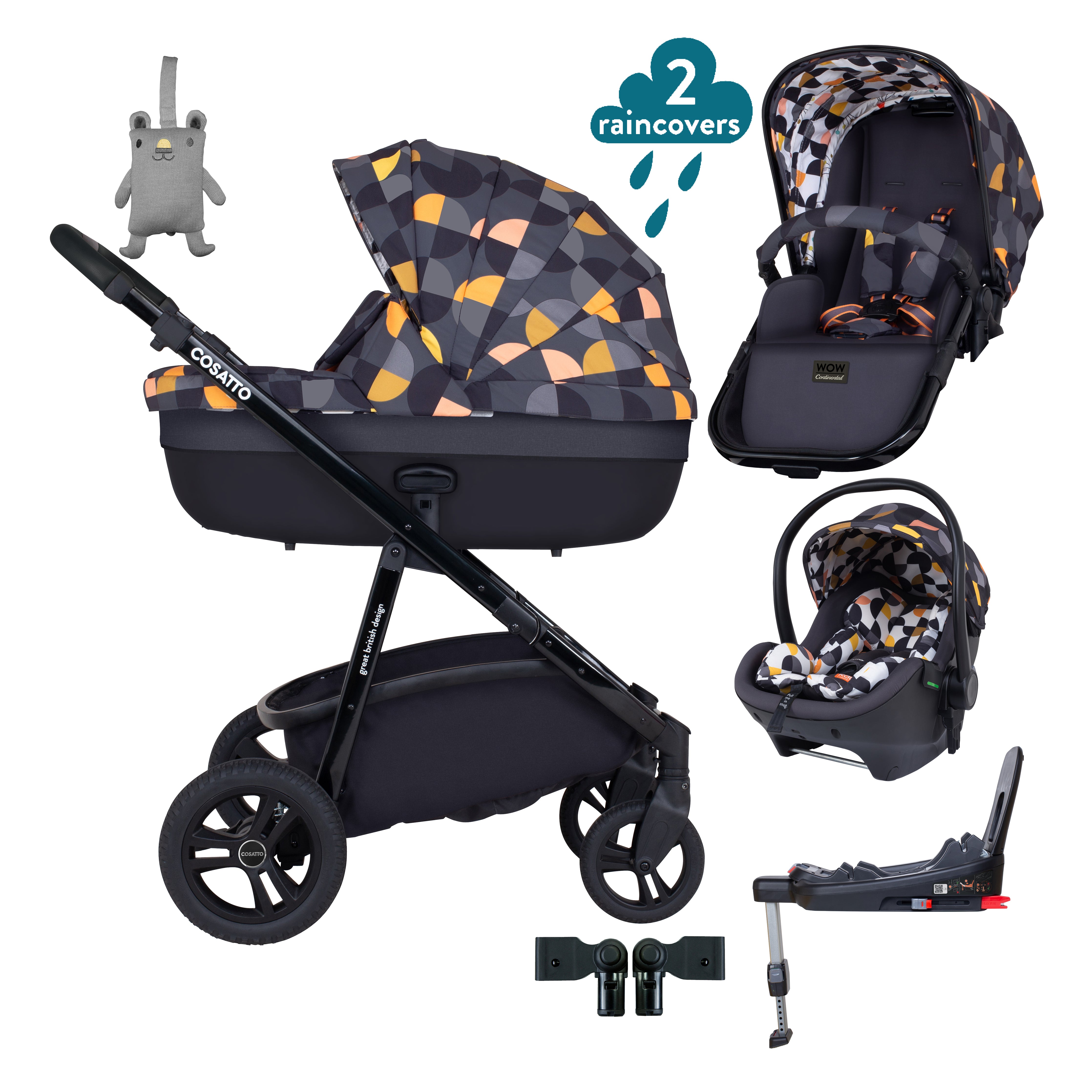 Wow Continental Car Seat and i size Base Bundle Debut