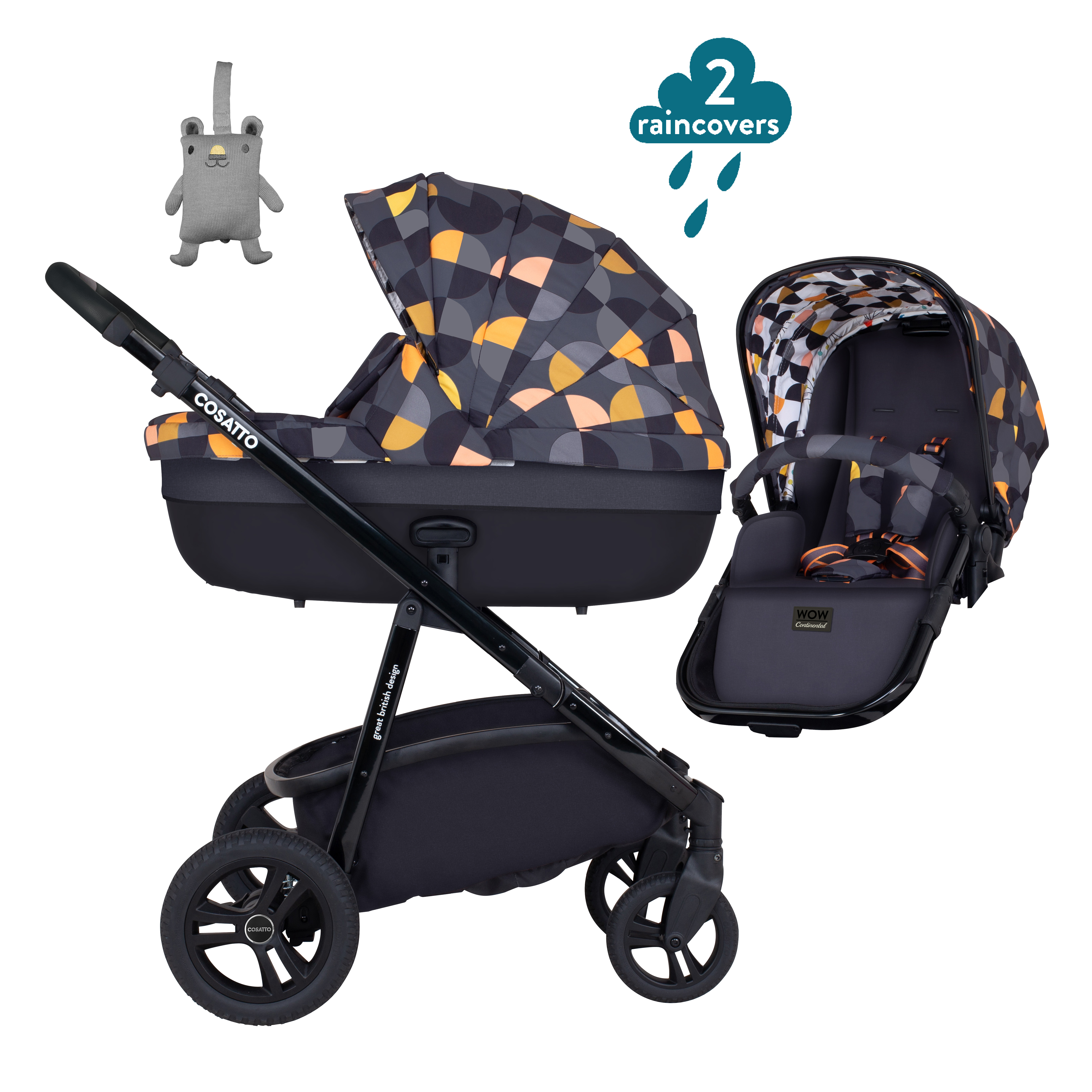 Wow Continental Pram Pushchair Bundle Debut – Cosatto Store