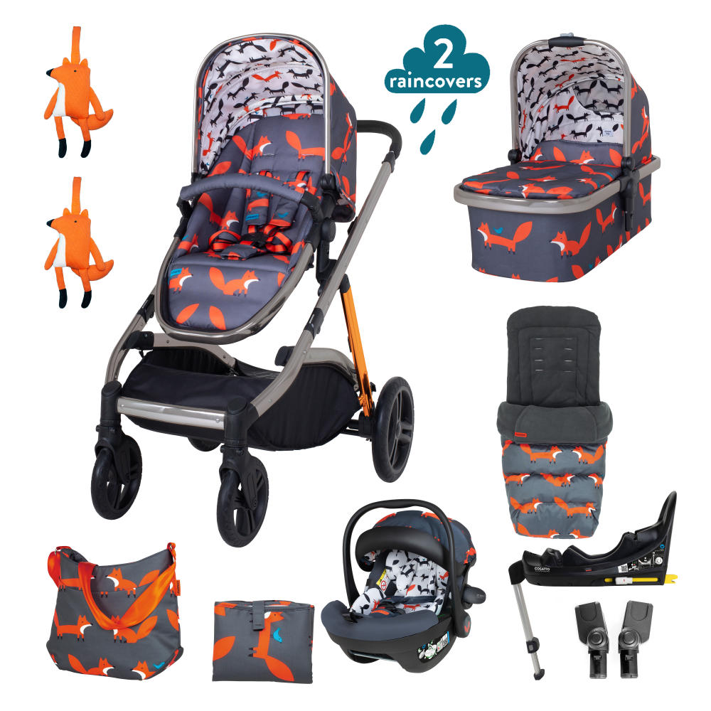 Cosatto travel system with isofix clearance