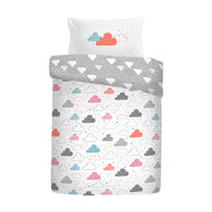 Duvet Cover Set for Cotbed Fairy Clouds
